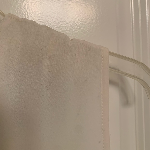 H&M Sleeveless White Polk Dot Blouse | Size 4 - Picture 8 of 14